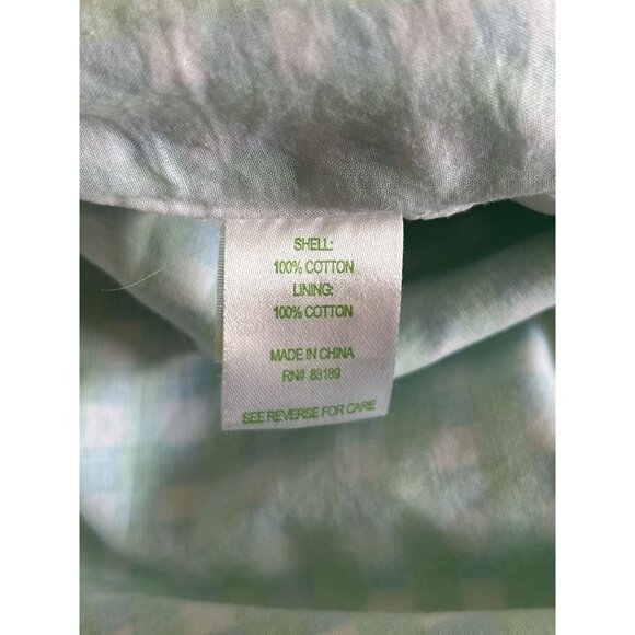 Lilly Pulitzer Women’s Tate Teal Gingham Mini Skirt Size 10 - Picture 6 of 6